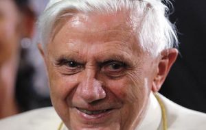 The frail Benedict XVI is stepping down as Pope at the end of the month 