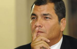 The combative US trained economist Correa “gets things done” and represents political stability 