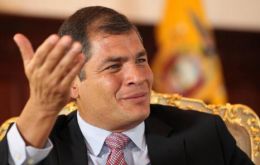.The Ecuadorean president also expects a clear majority for his Alianza Pais in Congress 