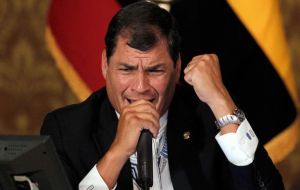 The Ecuadorean president wants a quick normalization of links with a Paraguayan ‘legitimate’ government  