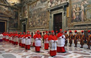 Of the 117 eligible cardinals, only five originate from Brazil - although around 125 million Catholics live in the country