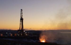 The Palos Quemados 1 well was drilled to a total depth of 1.600 meters