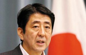 PM Abe: Senkakus islands are an inviolable part of Japanese territory and no dispute exists, but door to dialogue with China “is always open”.