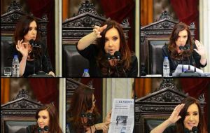 The Argentine leader spoke for 3 hours and 40 minutes, but time ‘was short’, she admitted 