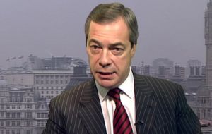 Farage, leader of the UK Independence party and  a member of the European parliament (Pic BBC)