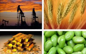 In ten years the proportion of commodities increased from 46% to 63% of total exports 