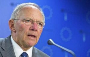 Minister Schaeuble indicated that he would be uncomfortable with any country being outvoted on new legislation