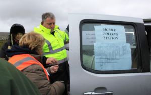 Mobile polls ensured all citizens had the opportunity to cast their ballot (Pic: H. Kilmartin)