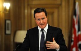 “Argentina should take careful note of this result” said PM Cameron who on Tuesday morning contacted Falklands’ lawmakers   