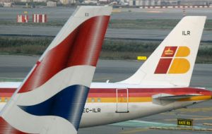 Striking workers denounced the restructuring plan by IAG, the holding group of  Iberia and British Airways