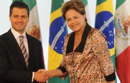 Peña Nieto and Rousseff improving bilateral relations 