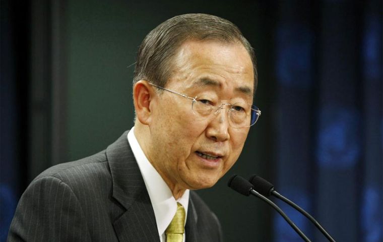 Ban Ki Moon has said a prevailing impression in the UN is that “people living under certain conditions should have a certain level of capacities to decide their own future”