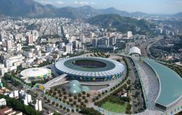 The Joao Havelange stadium in Rio was built only six years ago but has structural problems with the roof 