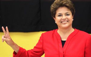 The Brazilian president has an unprecedented support, and is well ahead of Marina Silva and Aecio Neves  