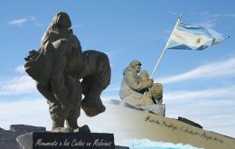 The Argentine president will attend the port city where most Argentine soldiers were shipped by the British after recovering the Falklands   