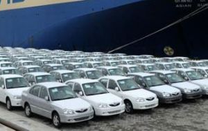 Indian exports of vehicles and parts reached 466 million dollars last year 