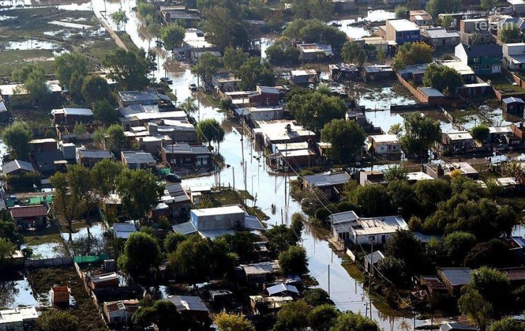 Several neighbourhoods still are flooded 