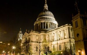 London’s St Paul’s Cathedral 