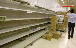 Empty shelves in the supermarkets and not enough dollars to go around