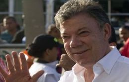 President Santos promised he would be early morning Tuesday to participate in the march 