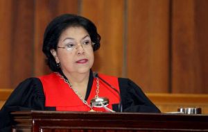 “In Venezuela the electoral system is completed automated” said Chief Justice Luisa Estella Morales  
