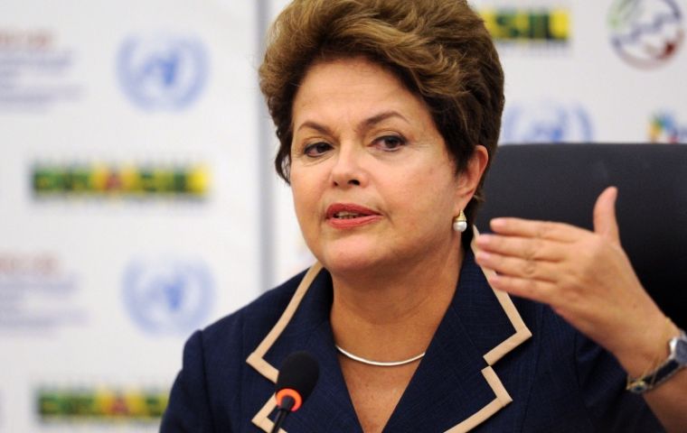 President Rousseff wants the new Paraguayan congress to approve Venezuela’ incorporation 