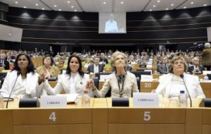 “Freedom for the people of Cuba!” said the Ladies in White at the European Parliament 