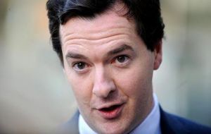 “Today's figures are an encouraging sign the economy is healing” said Finance minister George Osborne