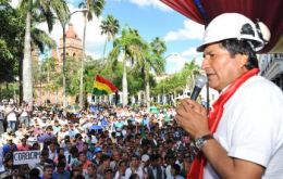 Morales usually makes big announcements on May first Labour Day 