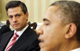 In an unusual gesture to a foreign leader Obama received Peña Nieto in the Oval Office before he was even inaugurated