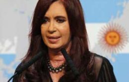 The Argentine president called the sinking of the cruiser “a criminal and coward action”