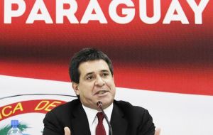 President-elect Cartes takes office next 15 August 