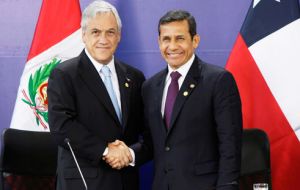 Piñera and Humala will be received at the White House in June  