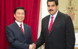 Li Yuanchao met with President Maduro to address bilateral relations 