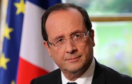The news of French recession comes on the first anniversary of President Hollande swearing in 