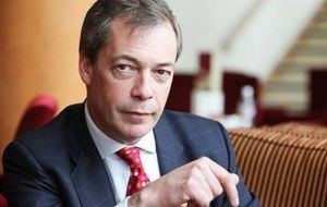 The leader of the UKIP said Britain should follow the example of France with its own Overseas Territories 