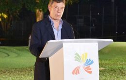 President Santos made the announcement 