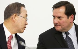 Ban Ki-moon and C24 president Diego Morejón-Pazmiño