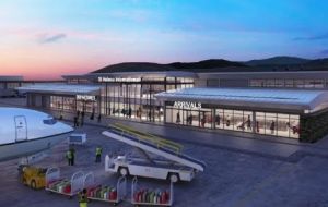 Image of St Helena's planned new airport bulding