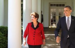 Full state visit to Washington in October for Rousseff, the first by a Brazilian leader in two decades