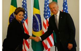 Rousseff and Biden, all smiles and a new start: maybe the US is not a declining power after all and China still has a long way to march  