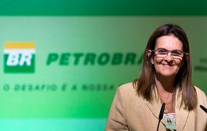 Petrobras CEO Maria da Gracas Foster said the company intends to continue operating in Argentina but would sell some assets