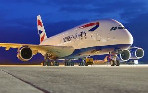 British Airways’ soon to be delivered first A380 will take the centre stage