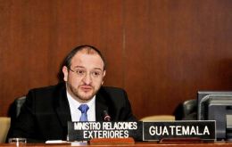 “A signing ceremony for the two conventions will be held on Thursday”, said Guatemala Foreign Secretary Carrera Castro .