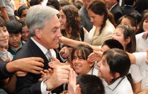 President Piñera more concerned about the missing million children 