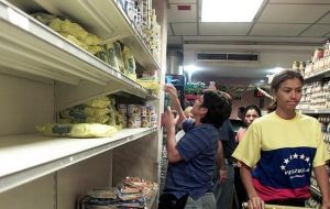 Food prices in May jumped 10%, according to the Venezuelan central bank 