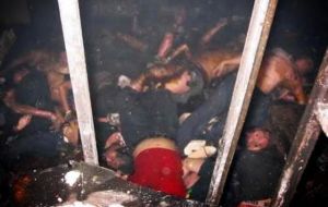Burns bodies inside the night club