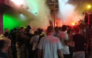 The nightclub Boate Kiss caught fire last January trapping hundreds of partygoers at the university city of Santa Maria 