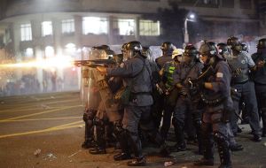 The business hub of Brazil, Sao Paulo experienced another night of violence and destruction  