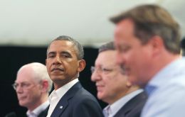 Leaders of EU and President Obama make the announcement at Enniskillen